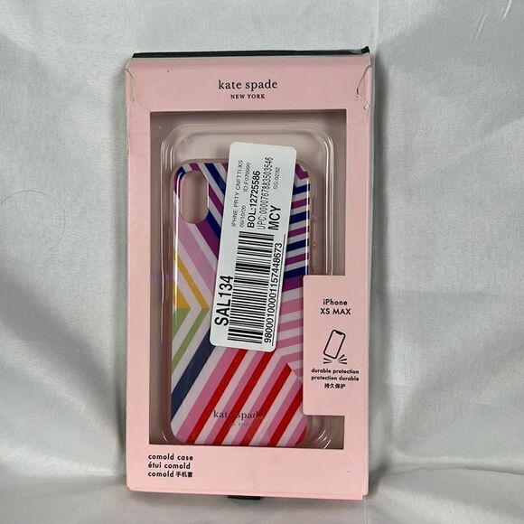Kate Spade multiple colored phone case iPhone XS - Picture 1 of 3